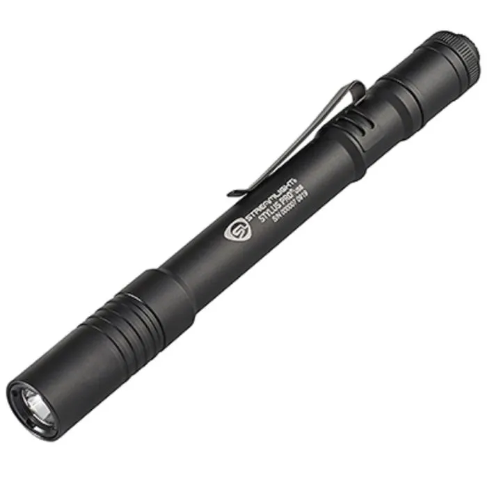 Streamlight Stylus Pro USB 66134 Rechargeable Super Bright LED Pen Light With USB Cord, Black, 1 Each