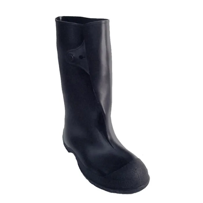 Workbrutes 14 Knee Boot Molded In Button For Secure Closure Black Cleated Outsole