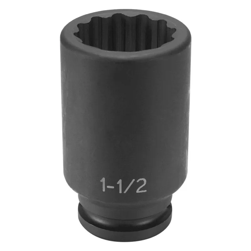 Grey Pneumatic 3/4 Drive 2-1/2 12-Point Deep Impact Socket (3180D)