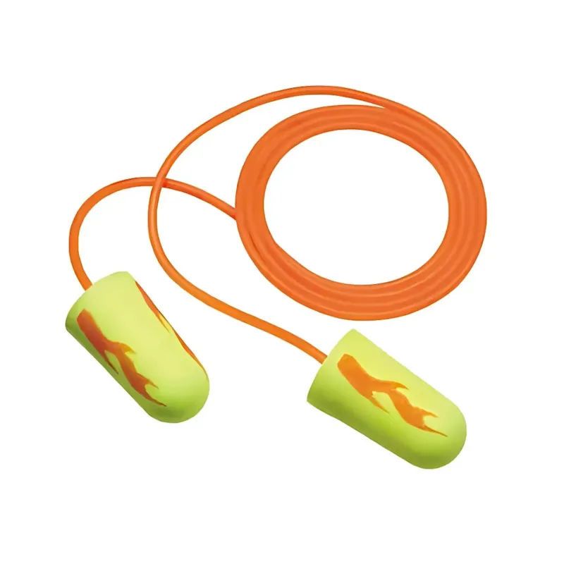 3M E-A-Rsoft Yellow Neons Blasts 311-1252 Corded Earplugs (2,000 Pair)