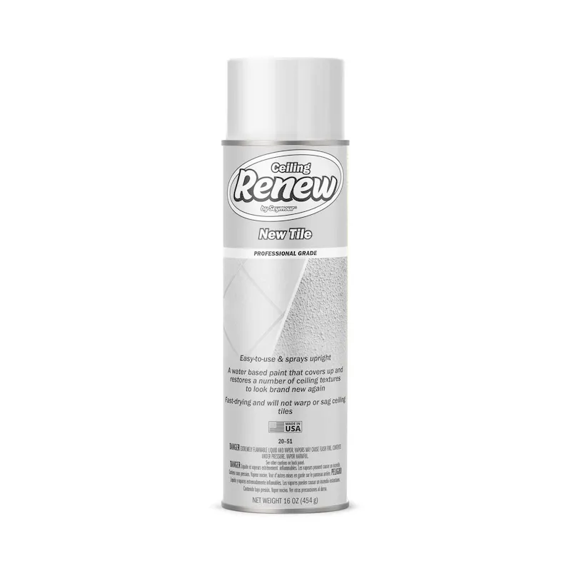 Seymour Paints Ceiling Tile Spray Paint, New White 16 Oz. (20-51)