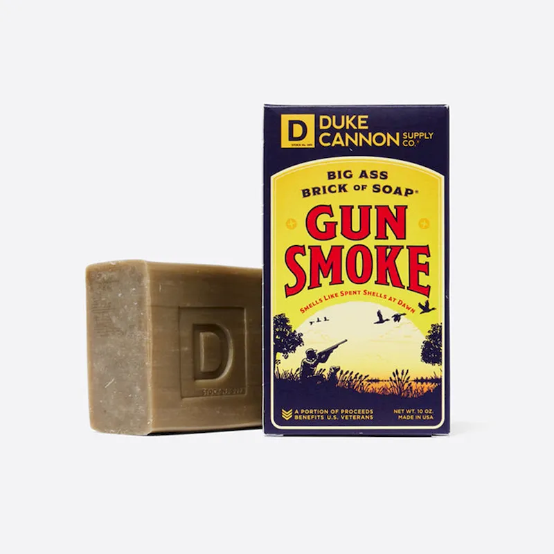 Duke Cannon Big Ass Brick Of Wash Soap - Gun Smoke (03GUNSMOKE1) ***SINGLE BAR***