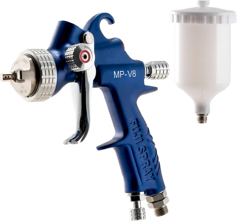 Fuji Spray Mp-V8 Spray Gun - 1.3Mm - 600Cc Nylon Cup (6852G-MP-V8-N)