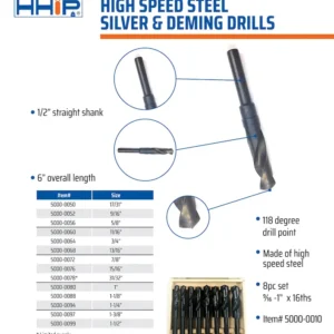 HHIP 7/8 SILVER & DEMMING DRILL (5000-0072)