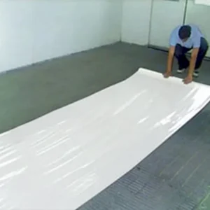 RBL Products 454 48 X 200' Roll Self-Adhering, Heavy-Duty White Plastic For Concrete Floors