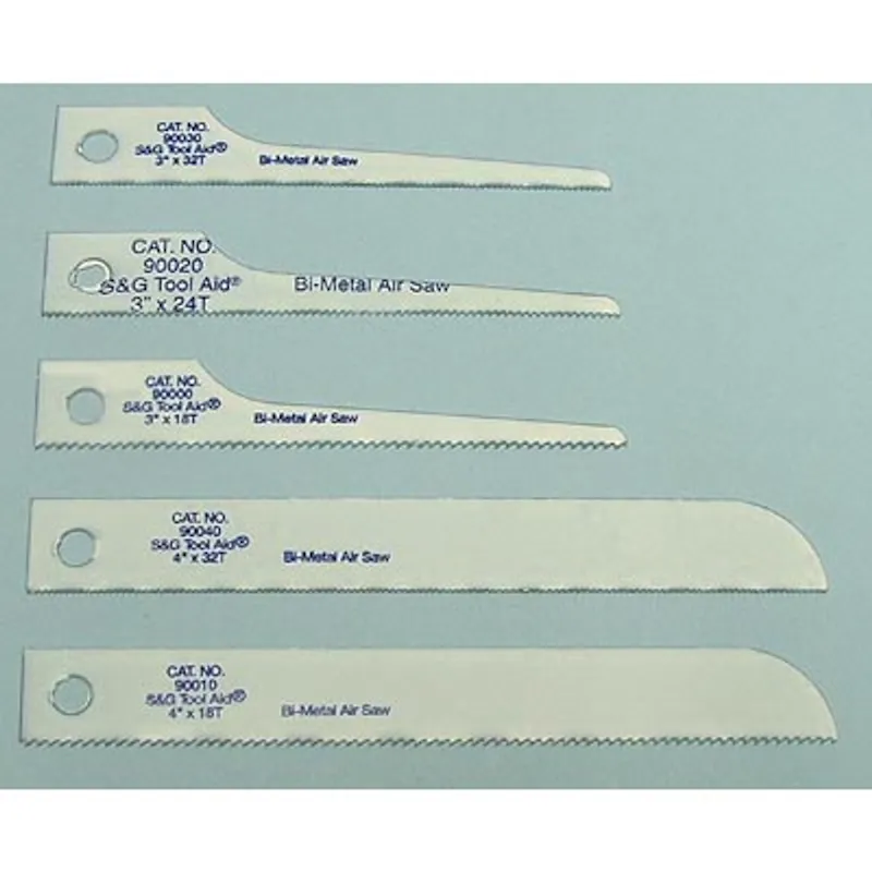 SG Tool Aid 90050 Reciprocating Air Saw Blade Assortment (Pkg of 5)