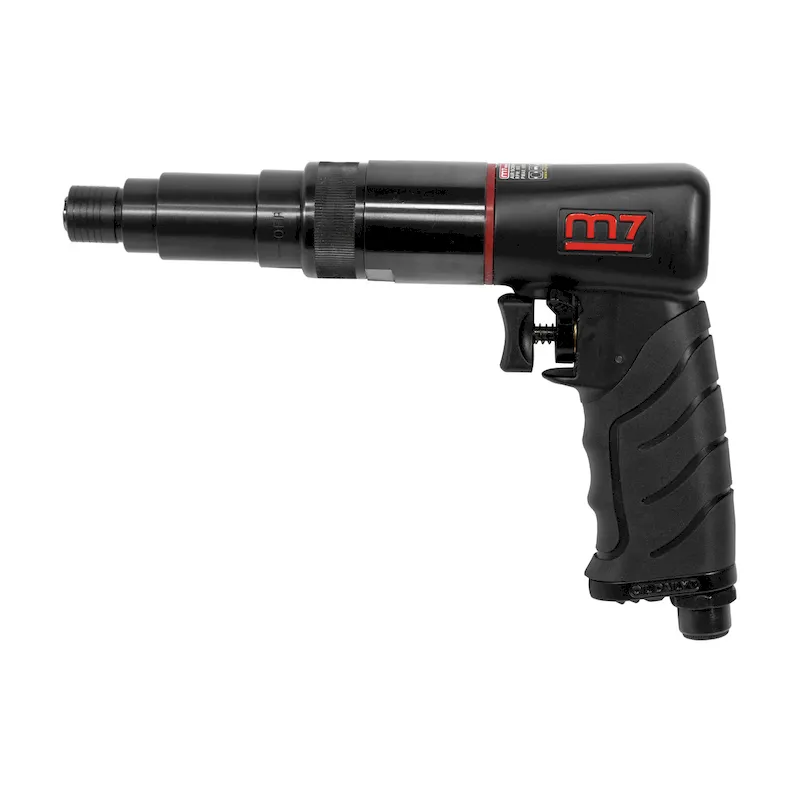 M7 Pneumatic Screwdriver Adjustable Clutch and 1/4 Chuck for M6 Screws (RA-802)