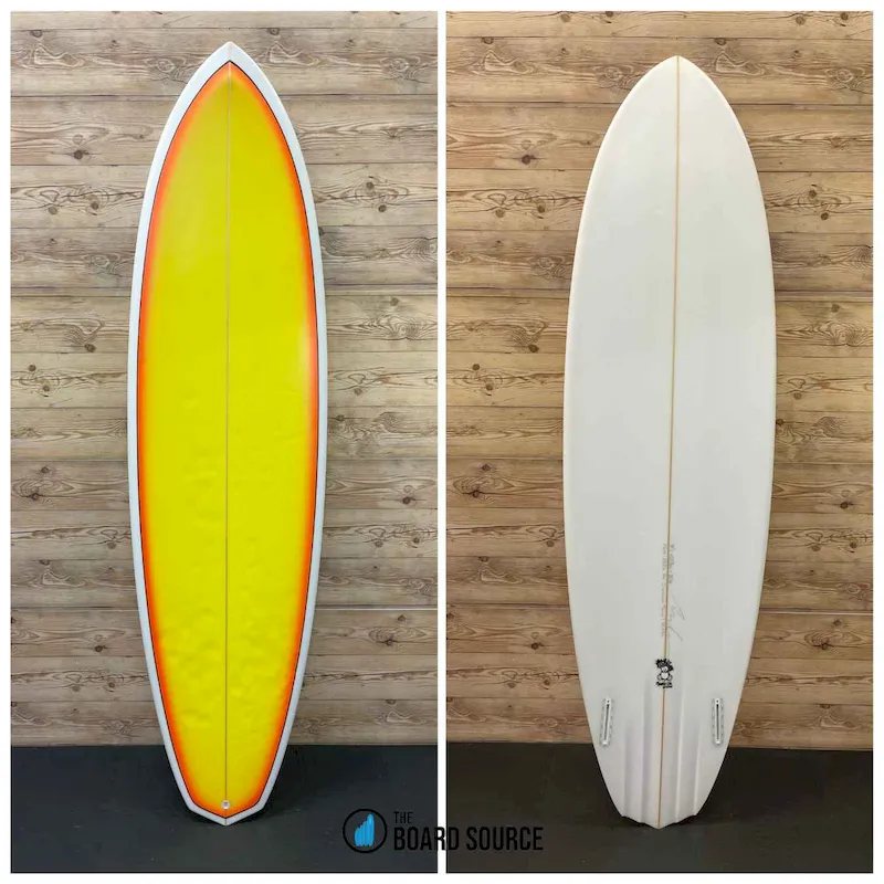 Maurice Cole Reverse Vee Diamond Twin 7'2 Surfboard for sale