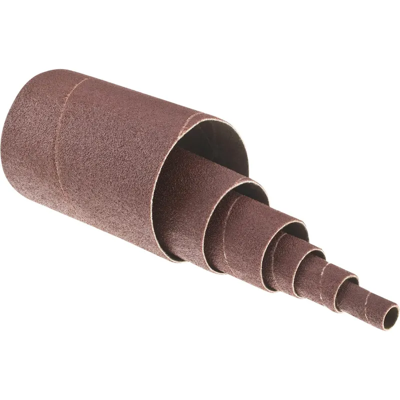 Grizzly Industrial 1/2 to 3 x 4-1/2 A/O Sanding Sleeve, 6 Pack Assorted (T10505, T10506, T10507)