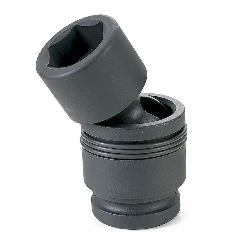 Grey Pneumatic 1-15/16 X 6 Point Short 1 Drive Universal Impact Socket (4062U)