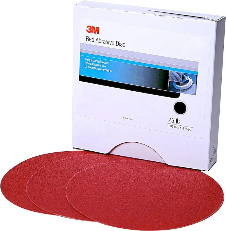 3M 8 P80 Hookit Red Abrasive Disc 316U (1677)