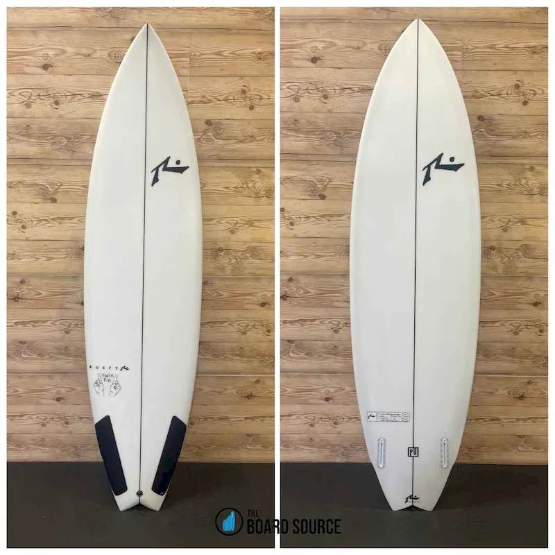 Rusty Surfboards Twin Fin Shortboard