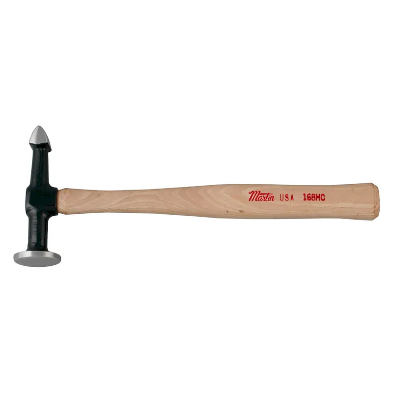 Martin Sprocket 168HC High Crown Cross Peen Finishing Hammer, Wood Handle