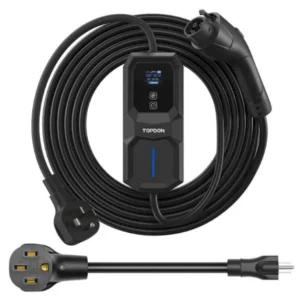 TOPDON PulseQ AC 32A Charger w/ NEMA 14-50 Plug and 5-15 Adapter (TD60610022)