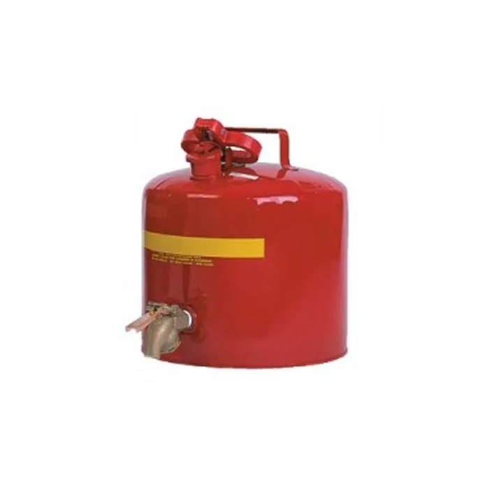 EAGLE MANUFACTURING - JUSTRITE 1417 5 Gallon Safety Can With Faucet, 1 Each