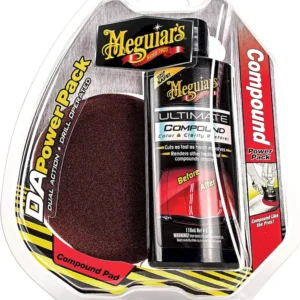 Meguiar's DA PowerPak Compound Pad 4 Foam Pads 2-Pack (G3501)
