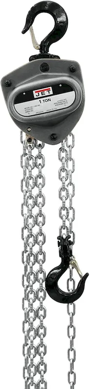 Jet L100-100-70 1 Ton Hand Chain Hoist 70ft. Lift (202270)
