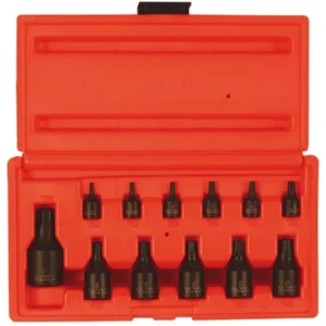 Sunex 12 Pc. Internal Star Impact Socket Set, 1/4 , 3/8 , 1/2 (1820S)