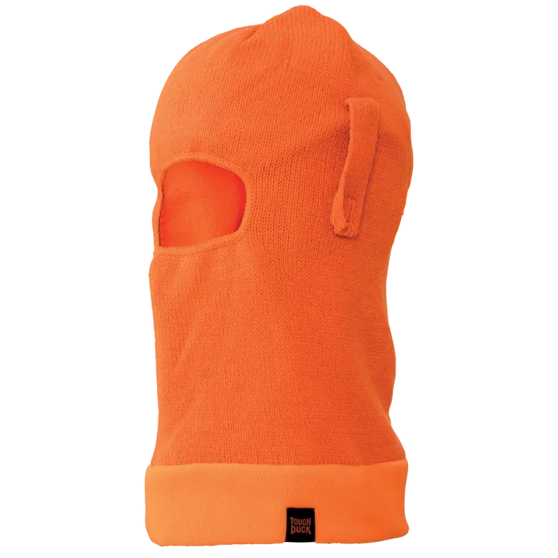 Tough Duck Men's Acrylic Fleece Lined Hi-Vis Balaclava with Hat Straps (I26516)