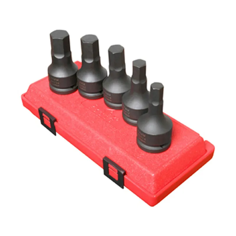 Sunex 3/4 Dr. 5 Pc. Metric Hex Drive Impact Socket Set (4507)
