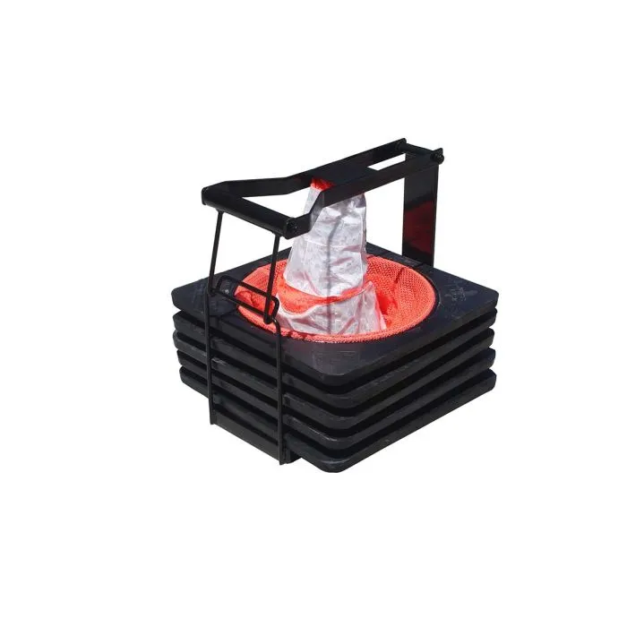 VizCon Q5N5O-28R5 Spring Cones & Industrial System (5) Spring Cones 28 Orange with Reflective MUTCD Compliant Collars (6 & 4 ) 5 lb, (1) Tote, 1 Each