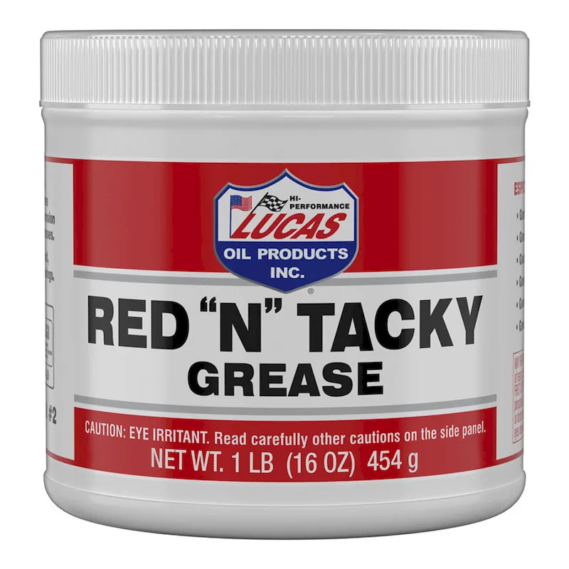 Lucas Oil 10574 Red N Tacky Grease Tub - 1 lb.