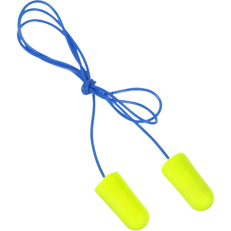 3M E-A-Rsoft Yellow Neons 311-1250 Corded Earplugs (200 Pair)