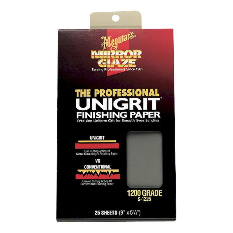 Meguiar's 1200 Grit Sanding Paper 25-Pack (S1225)
