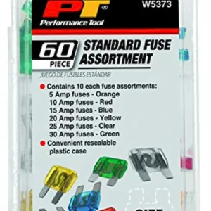 Performance Tool W5373 60-Piece Standard Fuse Assortment