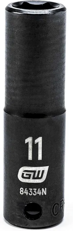 Gearwrench 3/8 Dr 6 Pt 11mm Deep Impact Socket (84334N)
