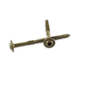 WoodPro Exterior Wood Screws 3/8 x8 Round Washer Head (ST38X8-25PC)