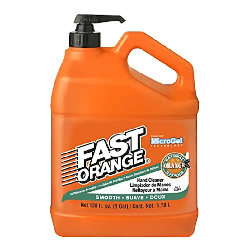 Permatex Fast Orange Smooth Lotion Hand Cleaner with Pump 1 Gallon Citrus Scent (23218)