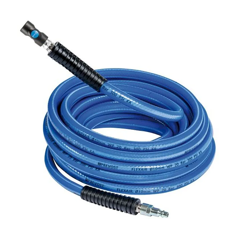 Prevost 1/4 x 100' FLEXAIR Hose w/ Coupling & Plug (RSTRISB14100)