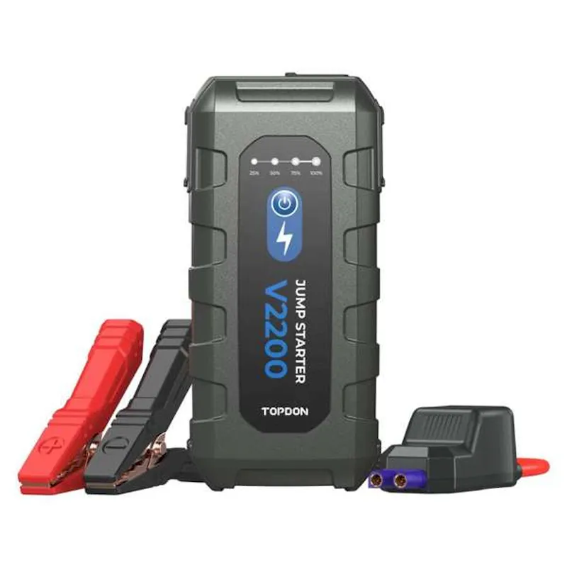 TOPDON V2200 Peak Amp Jump Starter, Power Bank & Flashlight Combo (TD52130134)