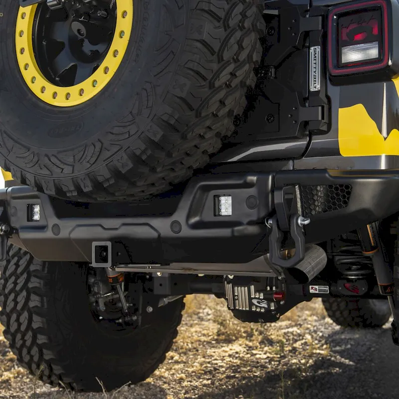 Smittybilt 18C Wrangler JL 2/4DR Stryker Rear Bumper - Black (SMB77732)