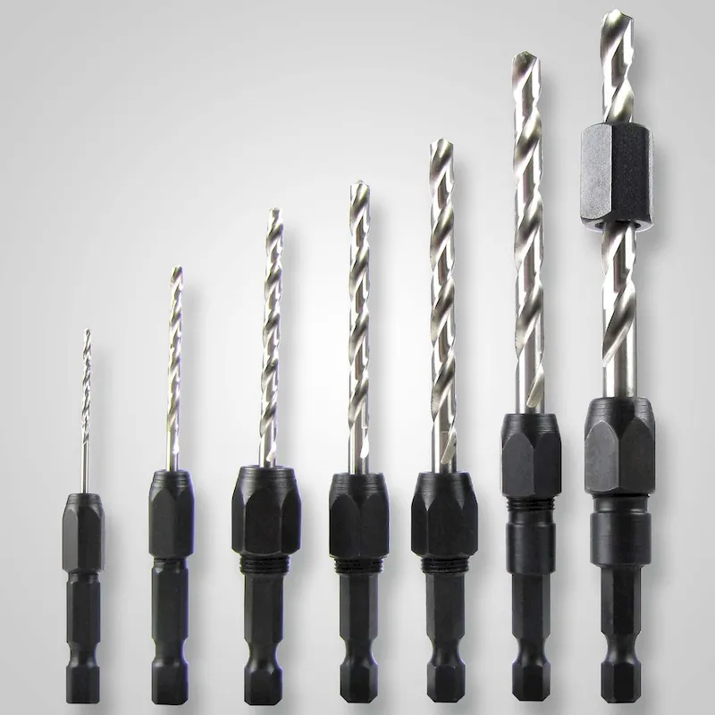 Snappy Tools 7 Piece Drill Bit Adapter Set Use On Metal, Wood Or Plastic (40020)