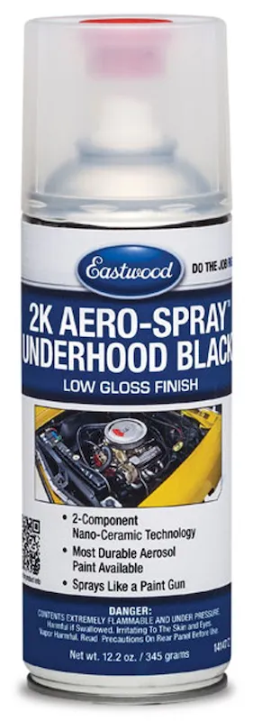 Eastwood 2K AeroSpray Underhood Black Spray Paint (14147Z)