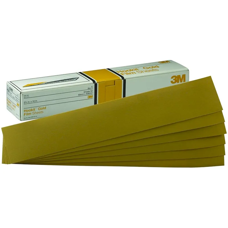 3M 2-3/4 X 16 P120C Hookit Gold Abrasive Sheet 236U (2473)