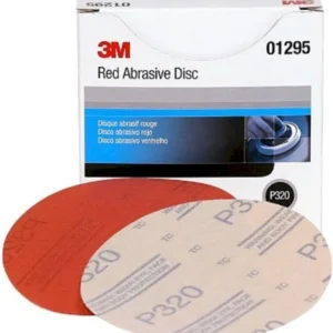 3M 5 P320A Hookit Red Abrasive Disc 316U (01295)