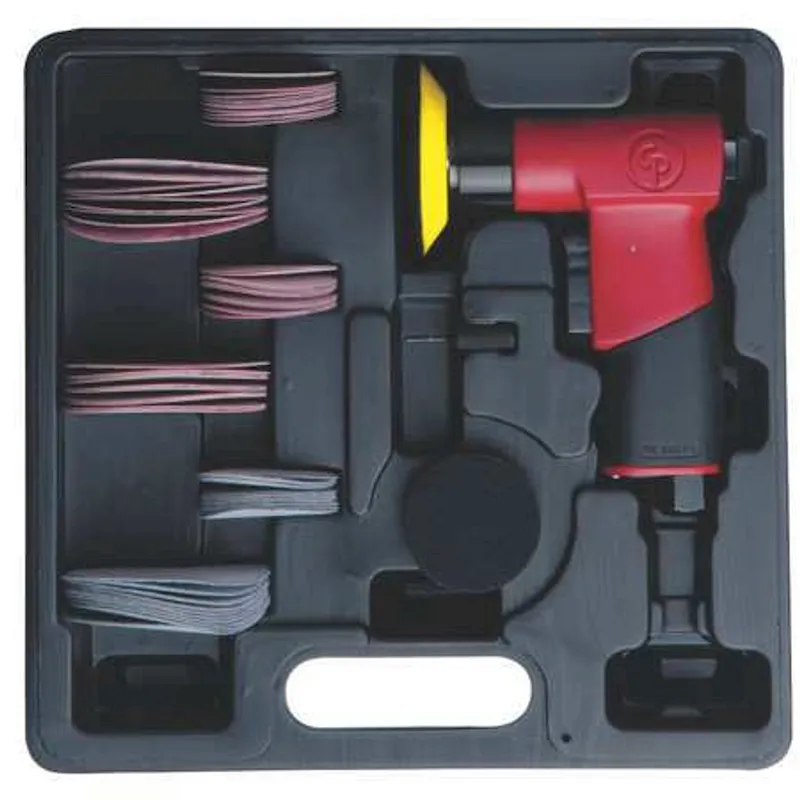 Chicago Pneumatic 3 Inch Air Mini Random Orbital Sander Kit (CP7200S)