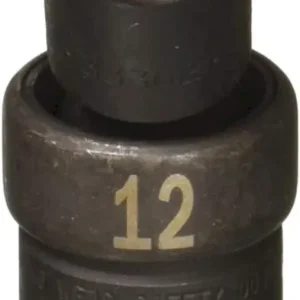 SK Tools 3/8-Inch Drive Swivel Impact Socket, 12Mm (33362)