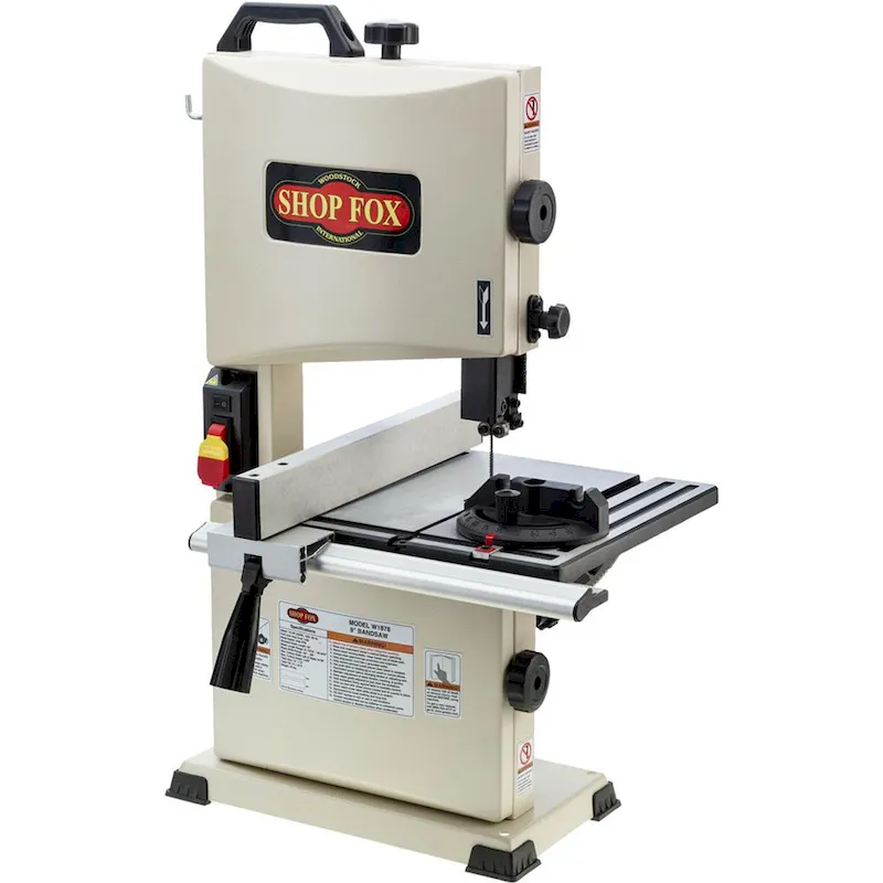 Shop Fox 9 Benchtop Bandsaw with LED Work Light (W1878)
