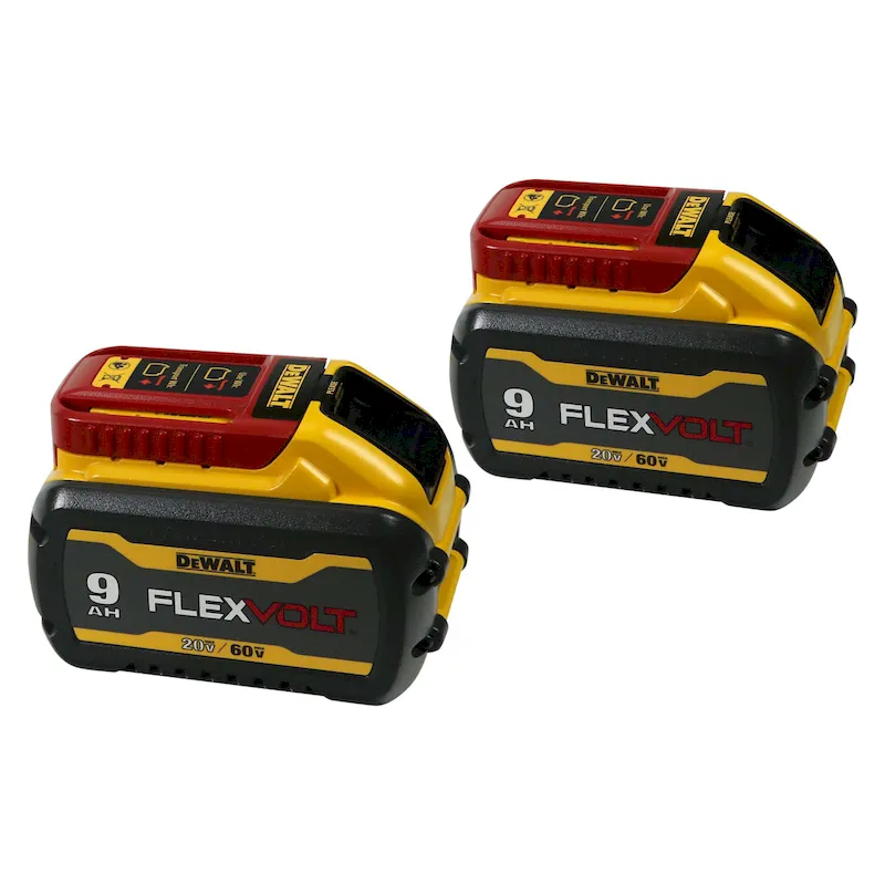 Dewalt DCB609-2 FLEXVOLT 20V/60V MAX Batteries, 9.0-Ah, 2-Pack