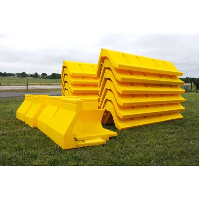 UltraTech 8790 Ultra-Containment Wall, 10' x 49' x 1', 10.8' X 49.1' Inside Dims & 12.8' X 51.1' Outside Dims, (12) 1' Side Walls, (4) 1' Corners, 15 x 62.5 Liner, Yellow, 1 Each