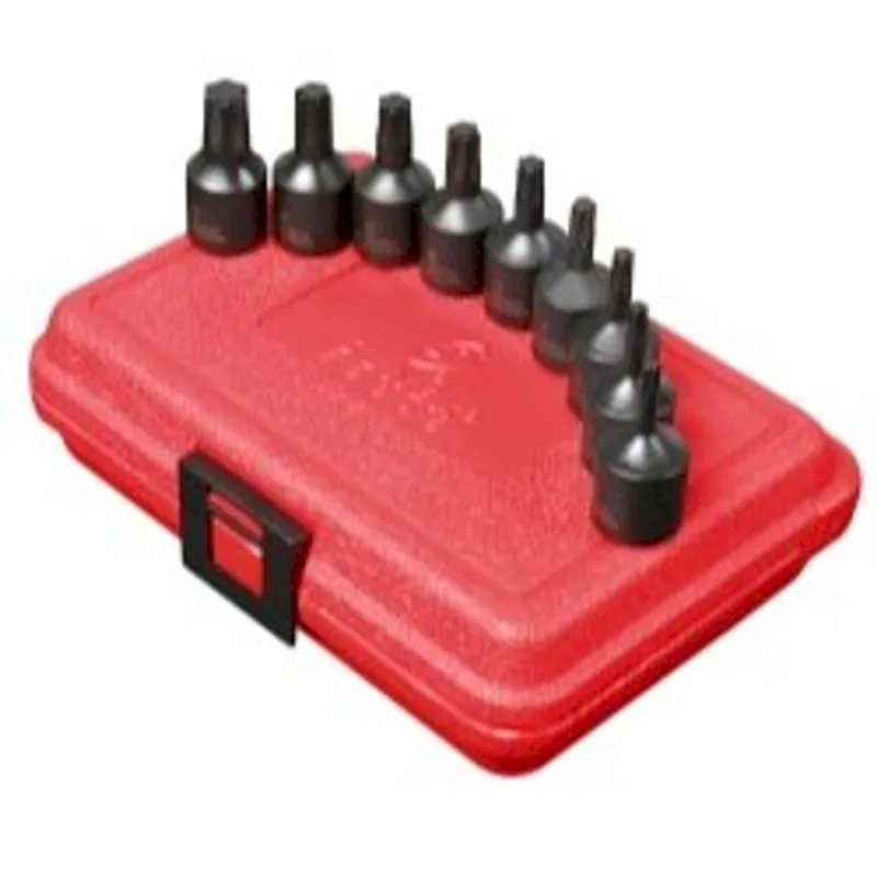 Sunex 3/8 Dr. 9 Pc. Internal Star Impact Socket Set (3670S)