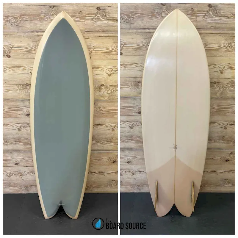 USED Alex Lopez Twin Keel Fish 5'5 San Diego