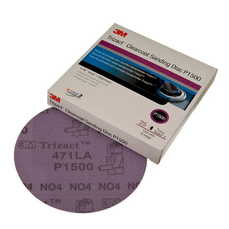 3M 5 P1500 Trizact Hookit Clear Coat Sanding Disc (2095)