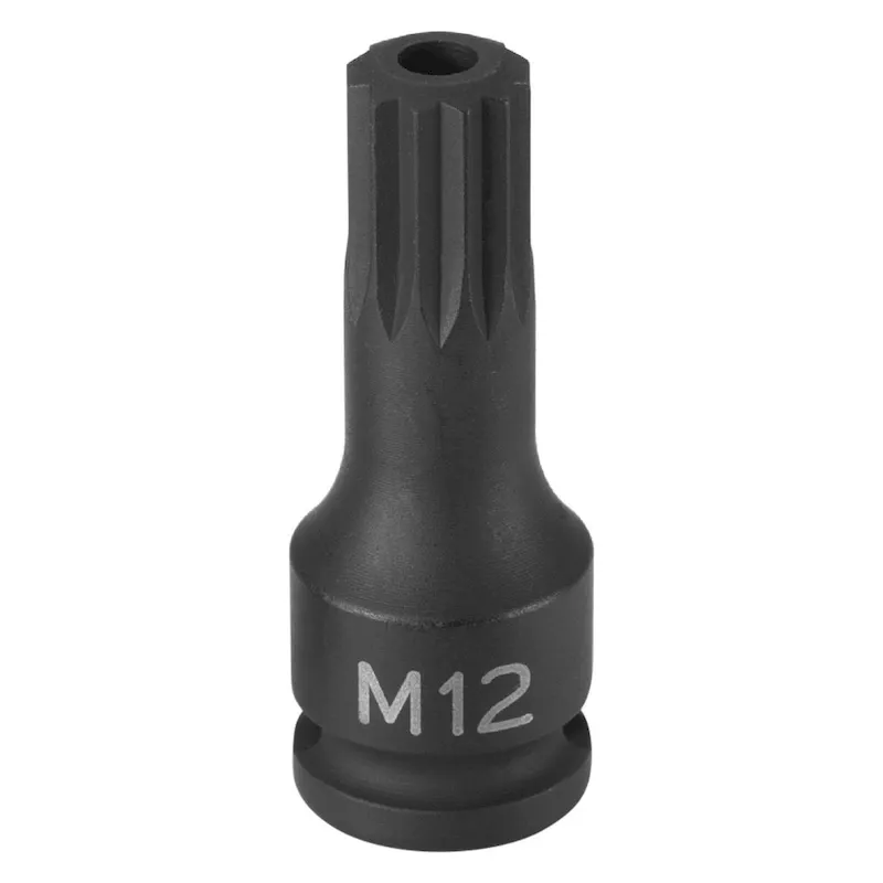 Grey Pneumatic 3/8 Drive M16 Triple Square (Tr) Impact Bit Socket (1116ST)
