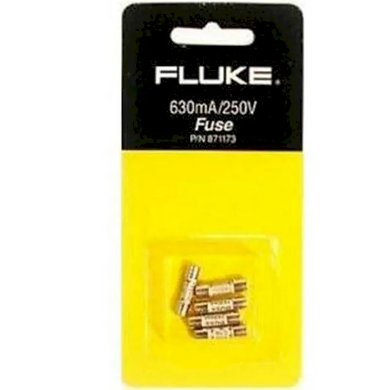 Fluke 871173 Fuse,630Ma 250V,5X20Mm Fast,Lo