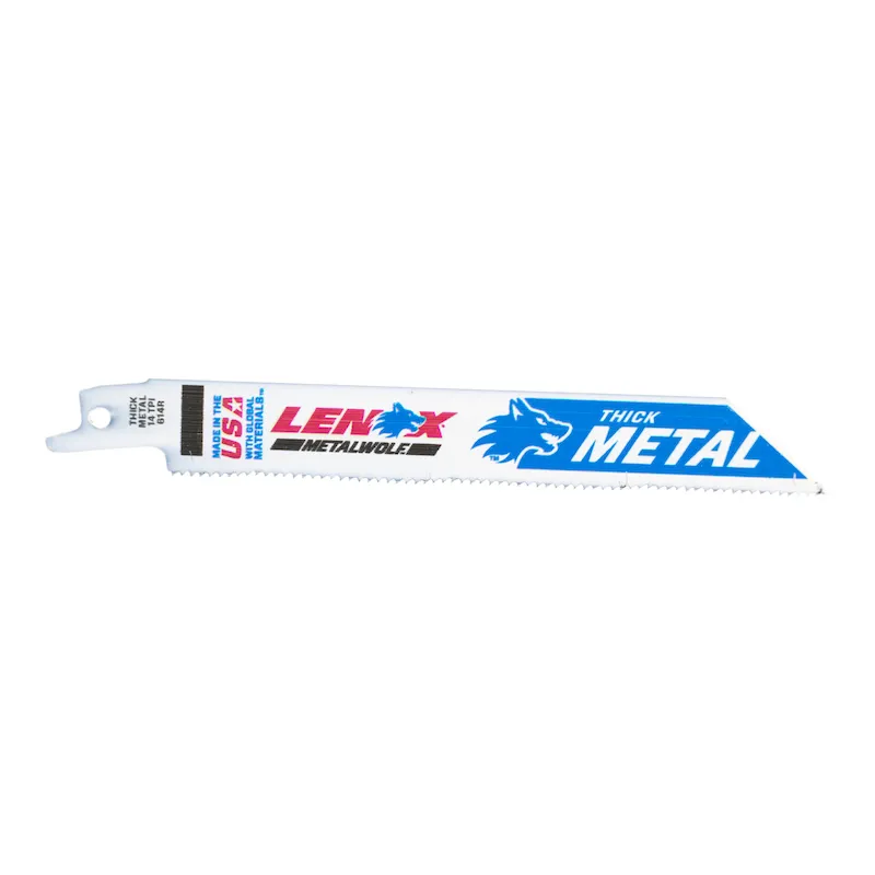 Lenox 20494B614R Reciprocating Saw Blades, Metal Cutting, 6 , 18 TPI, 25-Pack